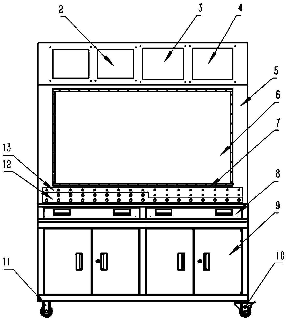 Multi-functional corn harvester intelligent control test platform based on CAN bus