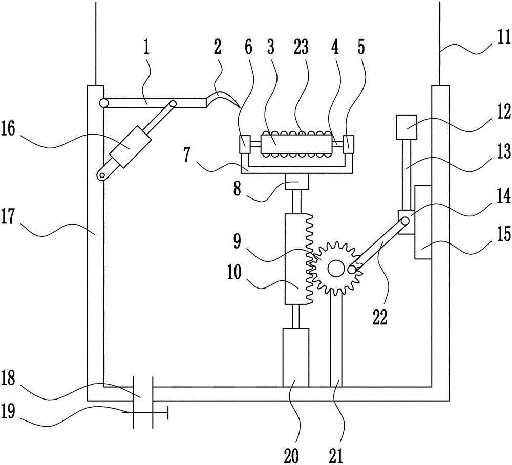 Efficient dredger propeller cleaning device