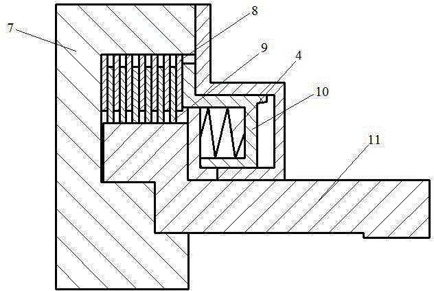 Direct speedup type continuous variable transmission chain structure of wind power generation set