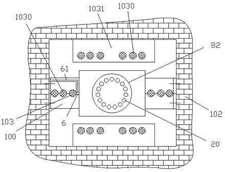 Solar-powered cooling device assembly for electric power well in building