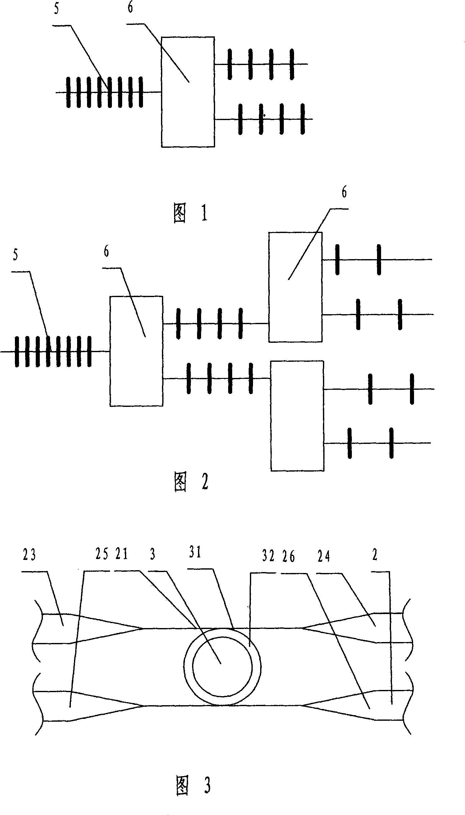 Tapered optical fiber annular cavity optical comb type wavelength-division multiplexer and method of manufacture