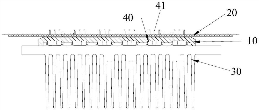 Switch tube fixing device and switch tube assembly