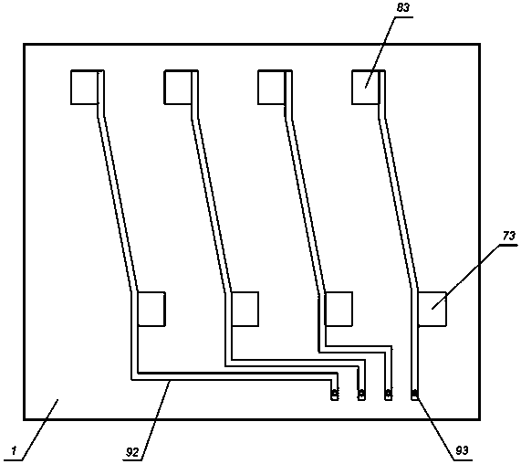 A monolithic integrated surface acoustic wave filter component