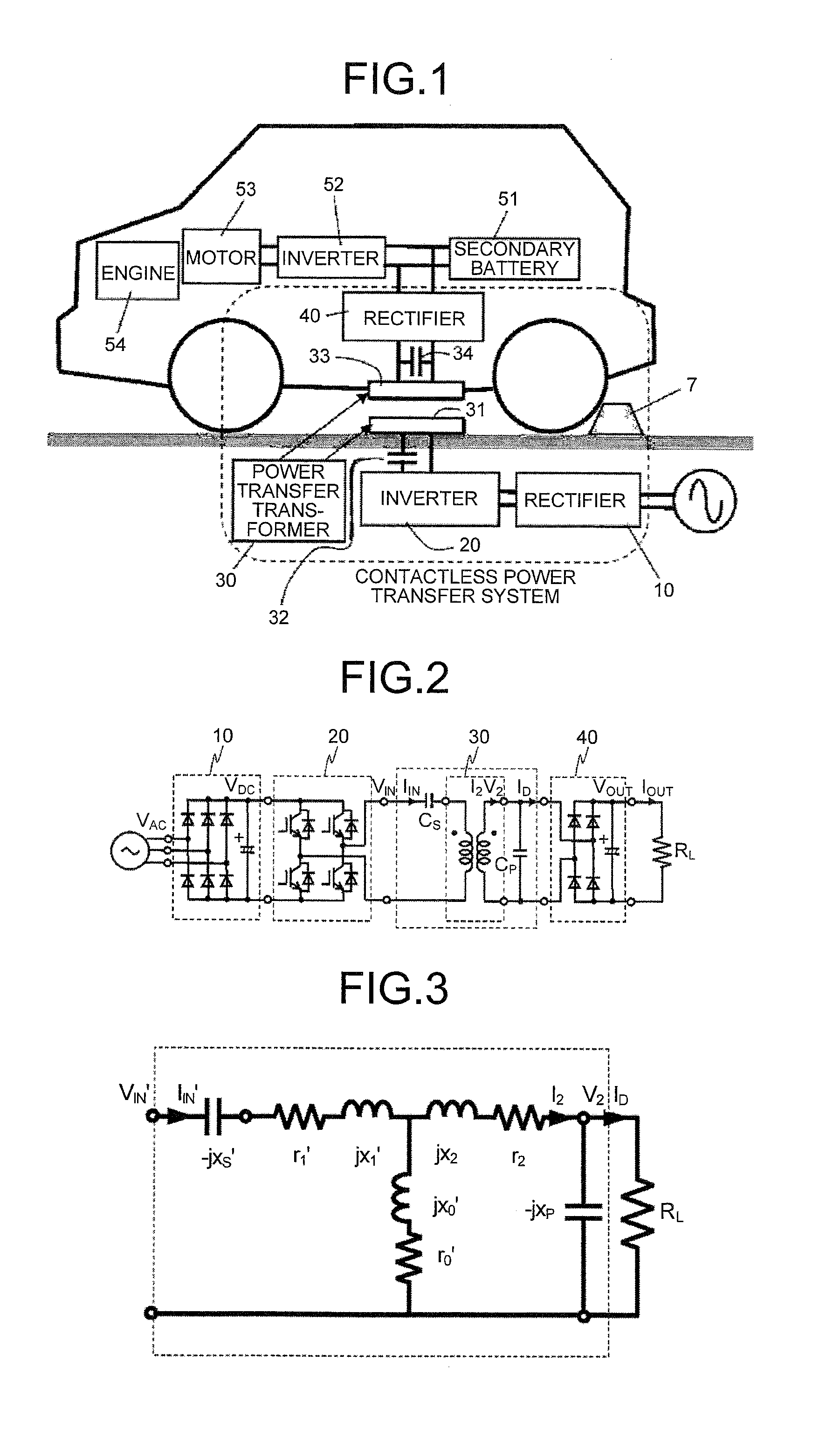 Contactless power transfer device for moving object