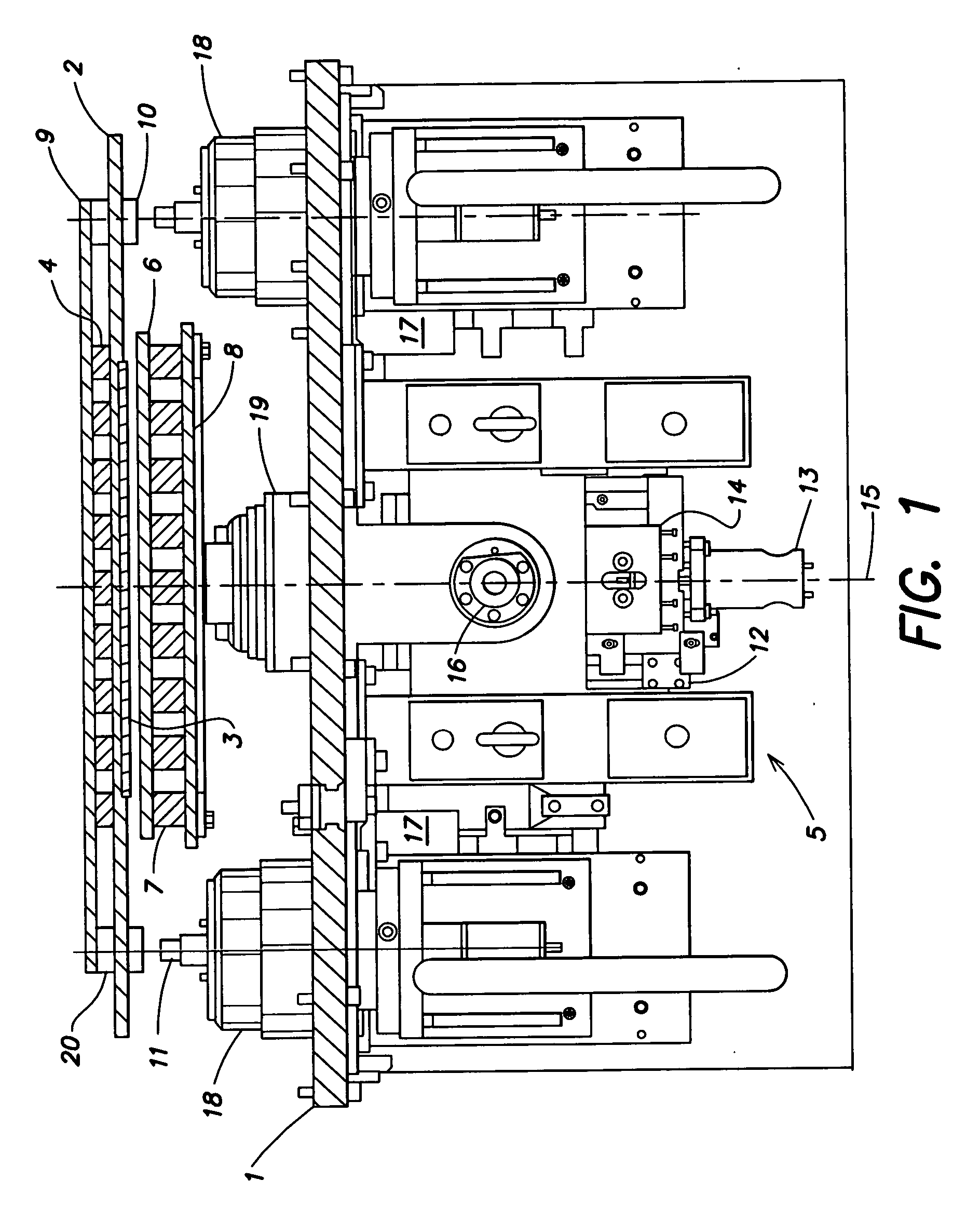 Process and device for positioning the mask