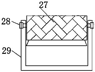 Bad fruit sorting device after box opening, for wholesale of agricultural and sideline products