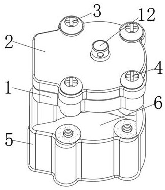 Crane shear fork combined type balance moving counterweight assembly