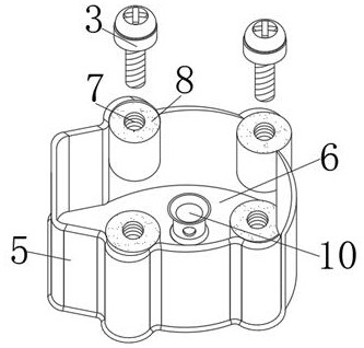 Crane shear fork combined type balance moving counterweight assembly