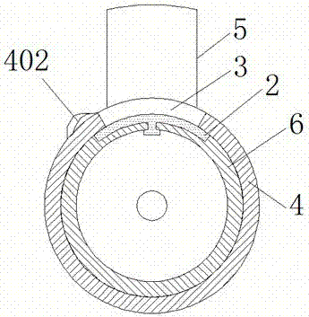 Material sampling device for product quality detection and using method thereof