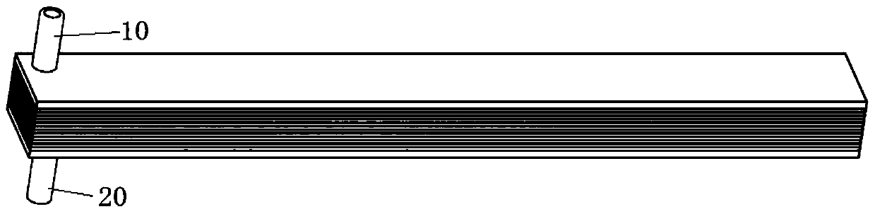 Wavy laminated microchannel refrigerator