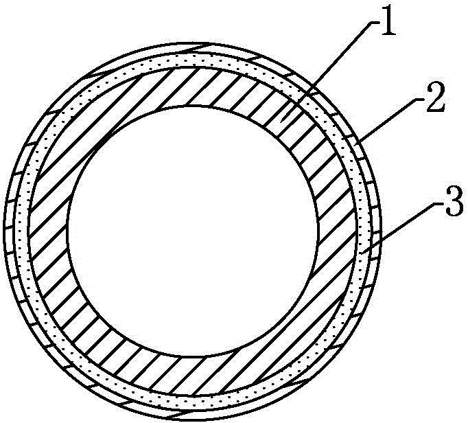 Thermal shock resistant ceramic tube mold and preparation method thereof