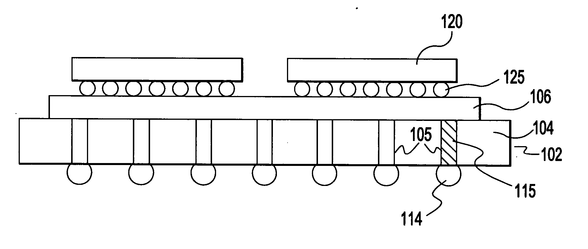 Silicon chip carrier with conductive through-vias and method for fabricating same