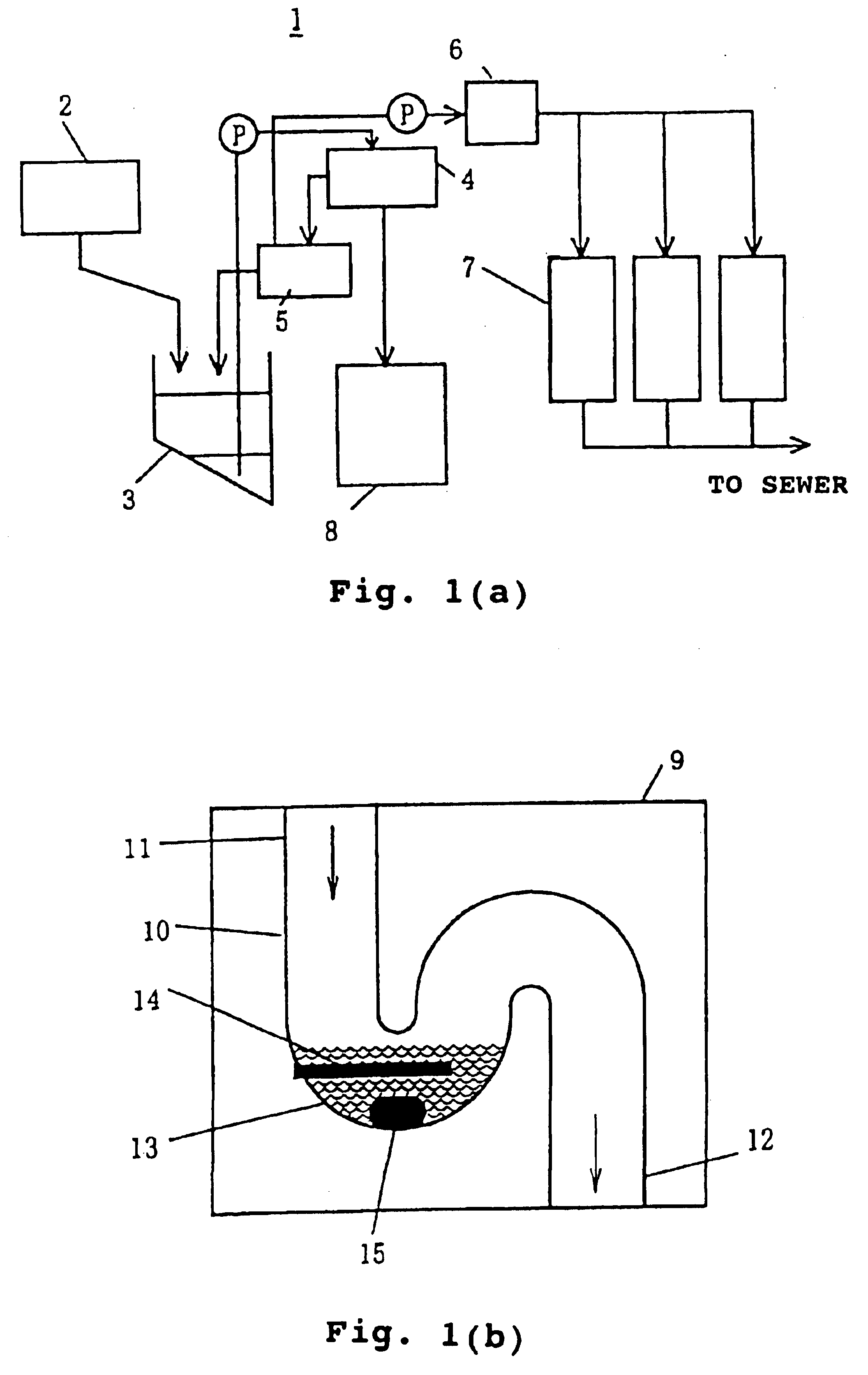 Heated ultrasonic treating device and treating method for suspended matter-containing liquid