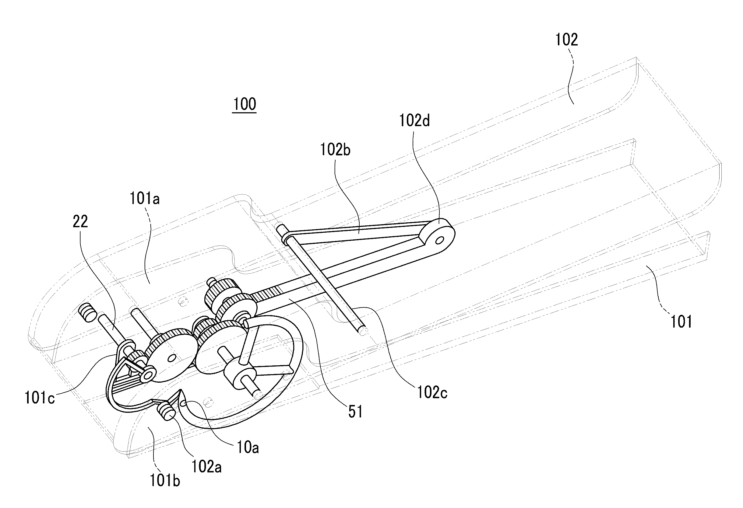 Suture device for surgical operation