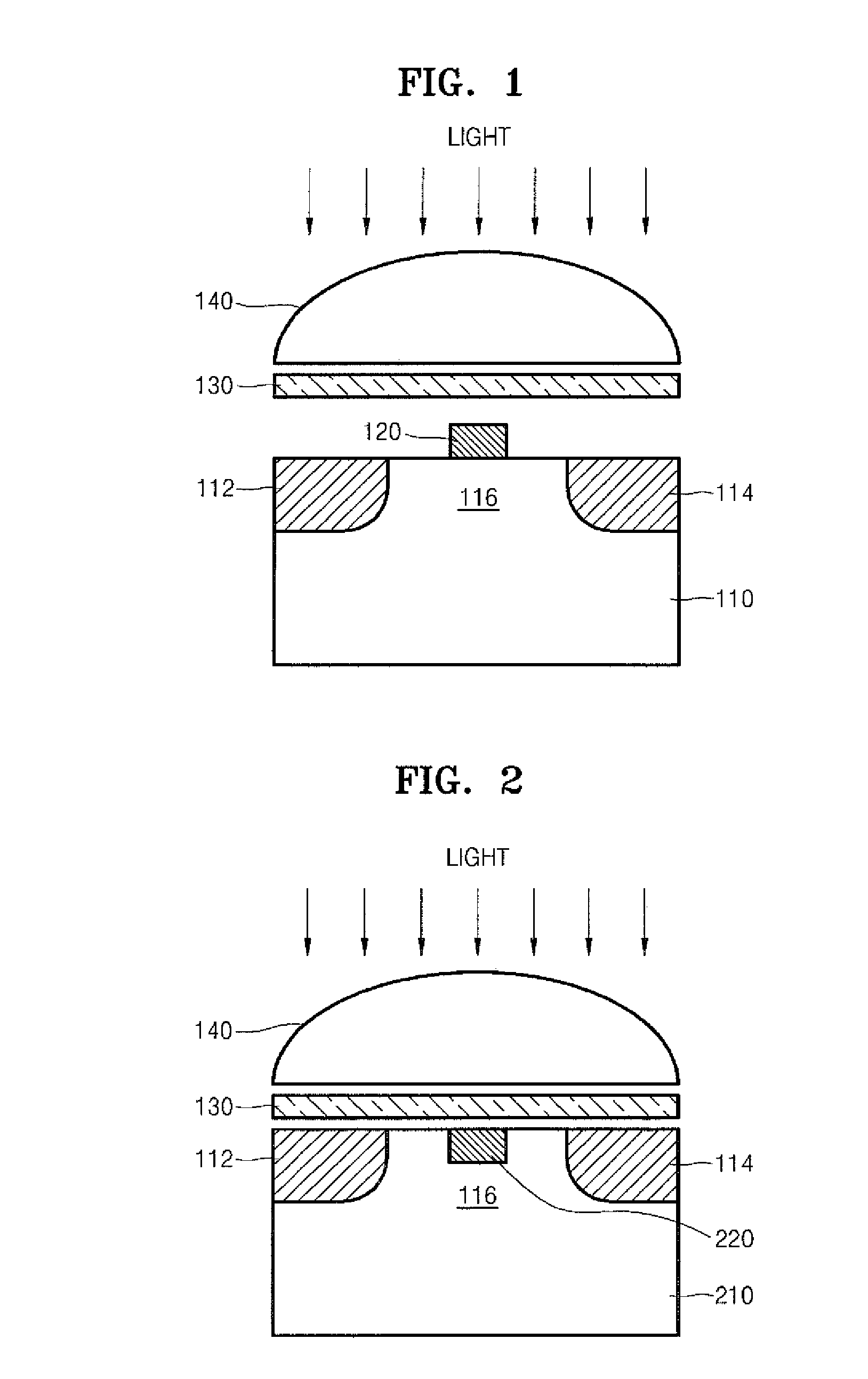 Image sensor having nanodot