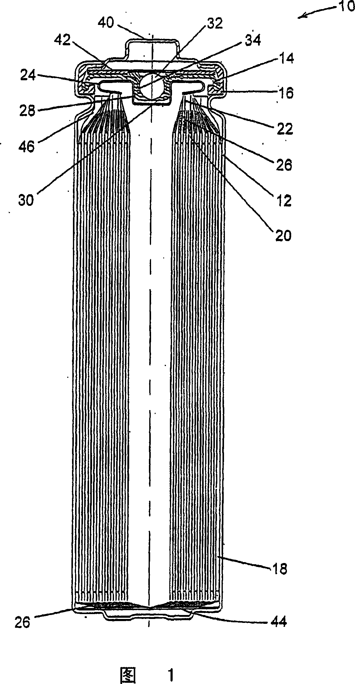 High discharge capacity lithium battery