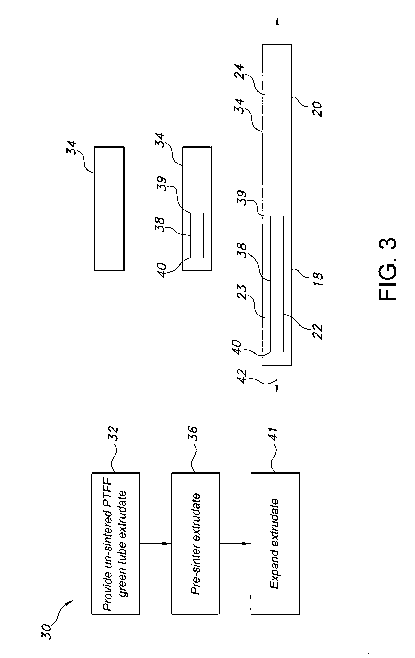 Sintered structures for vascular graft