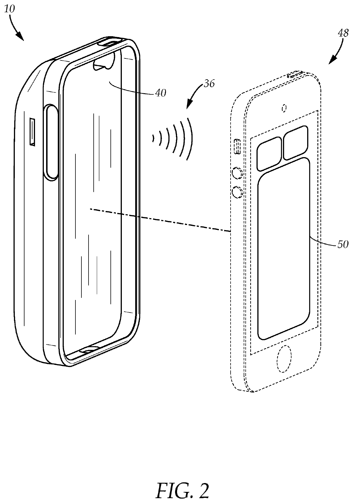 Phone case with camera