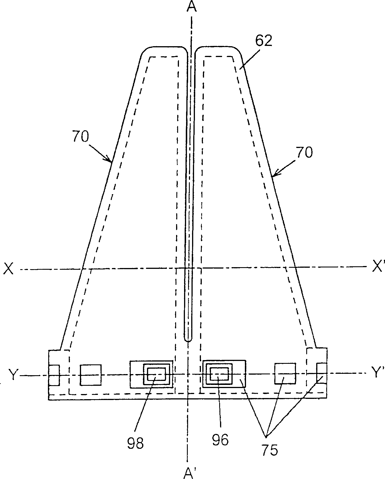 Film piezoelectric element and making method thereof and actuator device using same