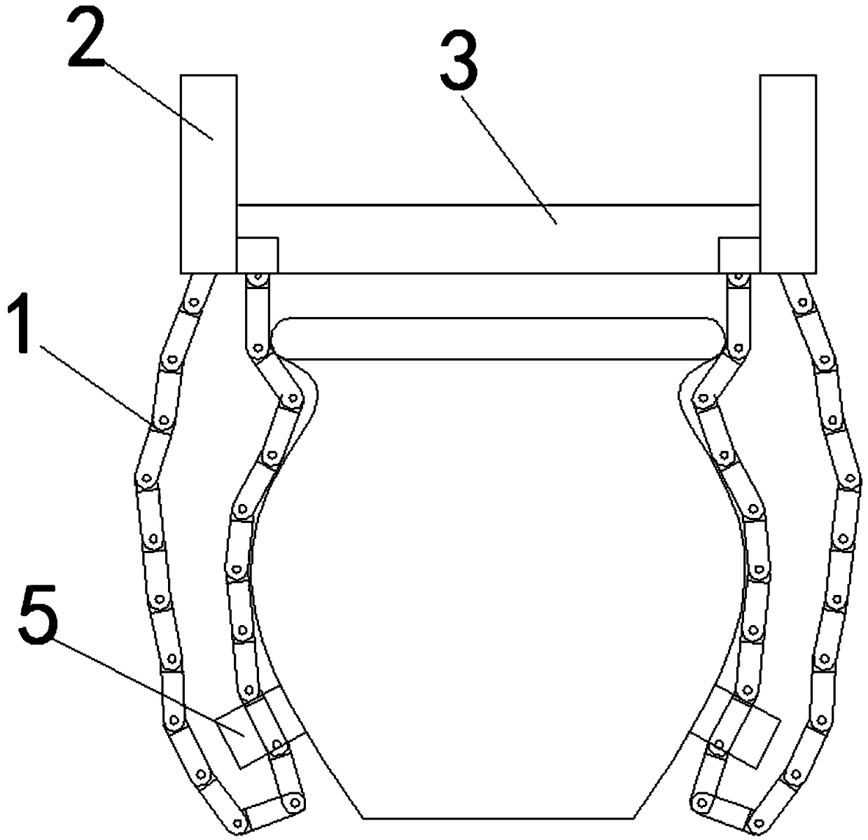 Self-adapting intelligent grabbing mechanical arm