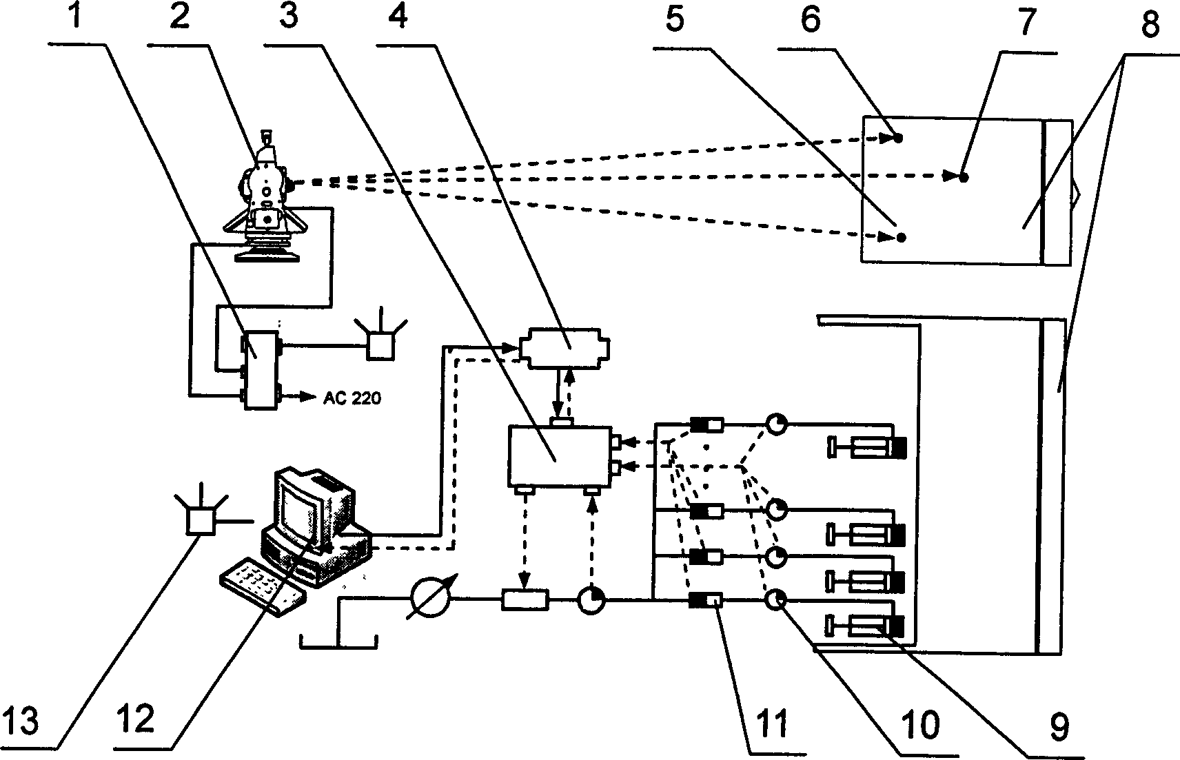 Method and apparatus for real-time automatic correction of shield attitude deviation