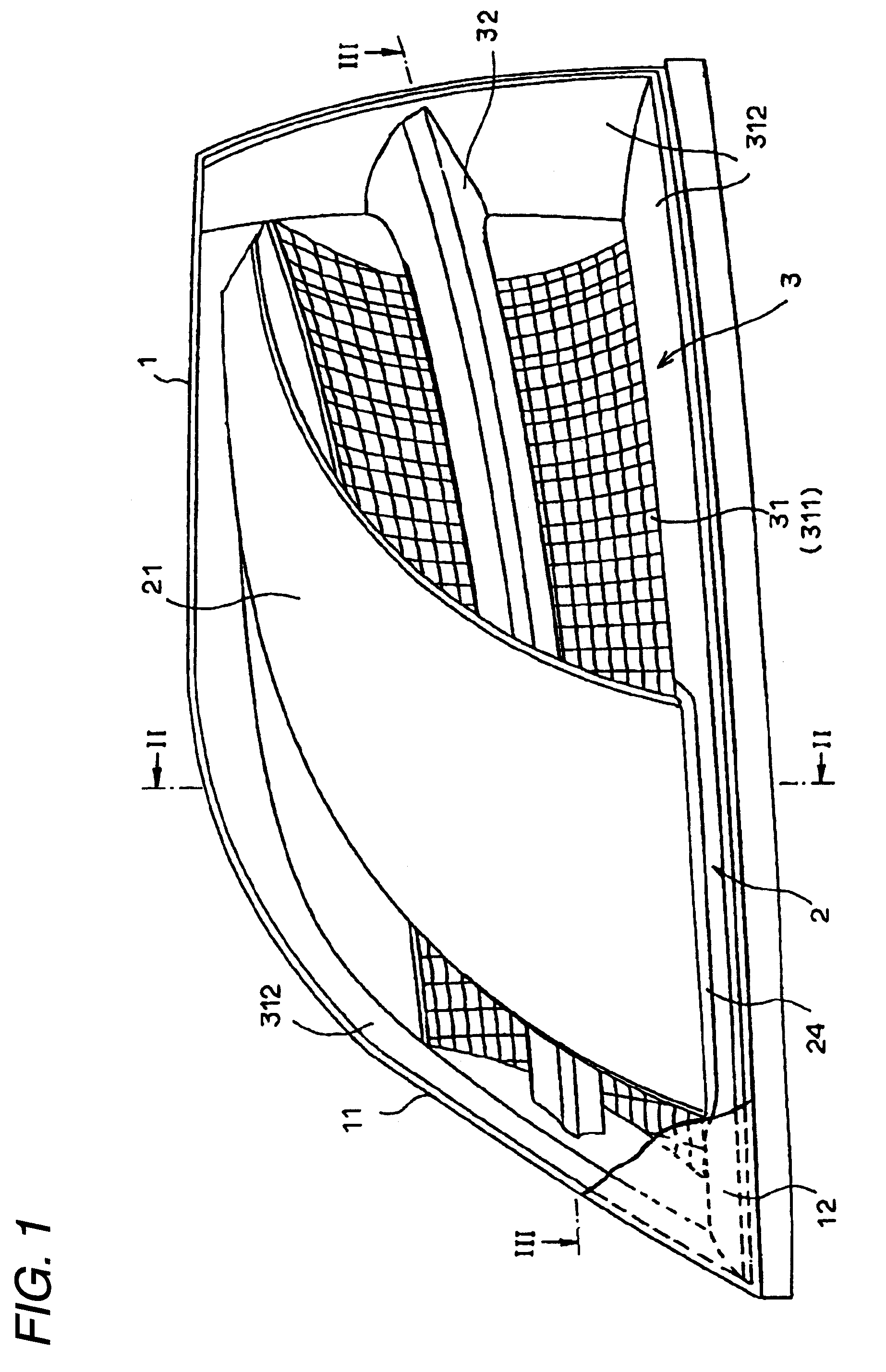 Lamp including main reflector, sub-reflector and LED assembly