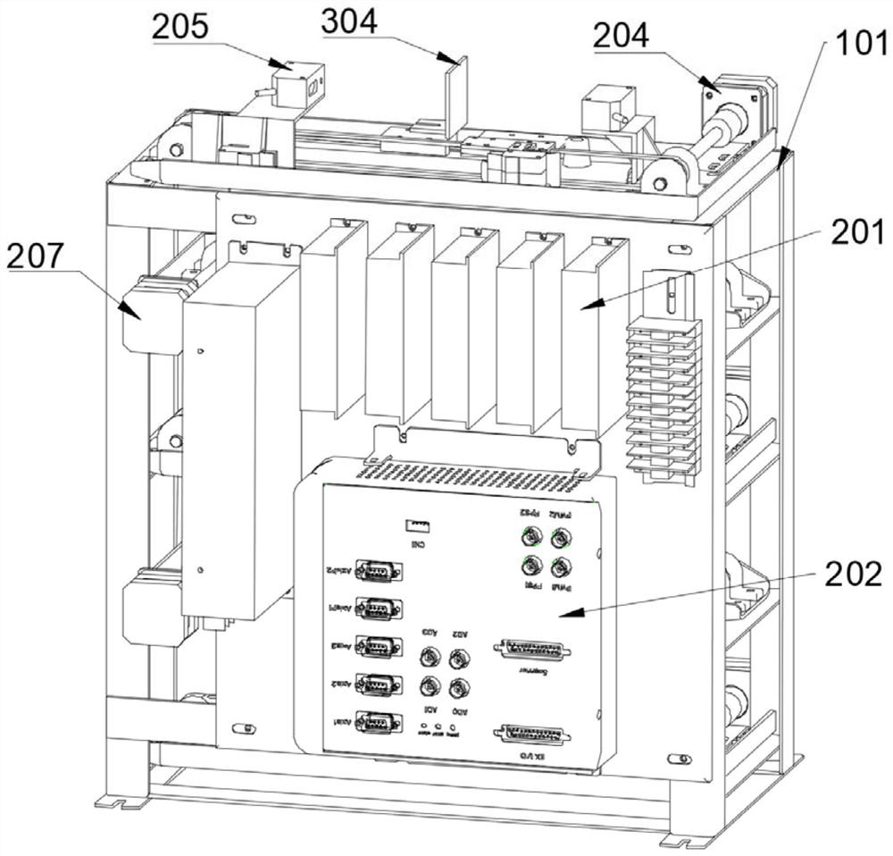 A aging rack control method for automatic detection of 3D main controller