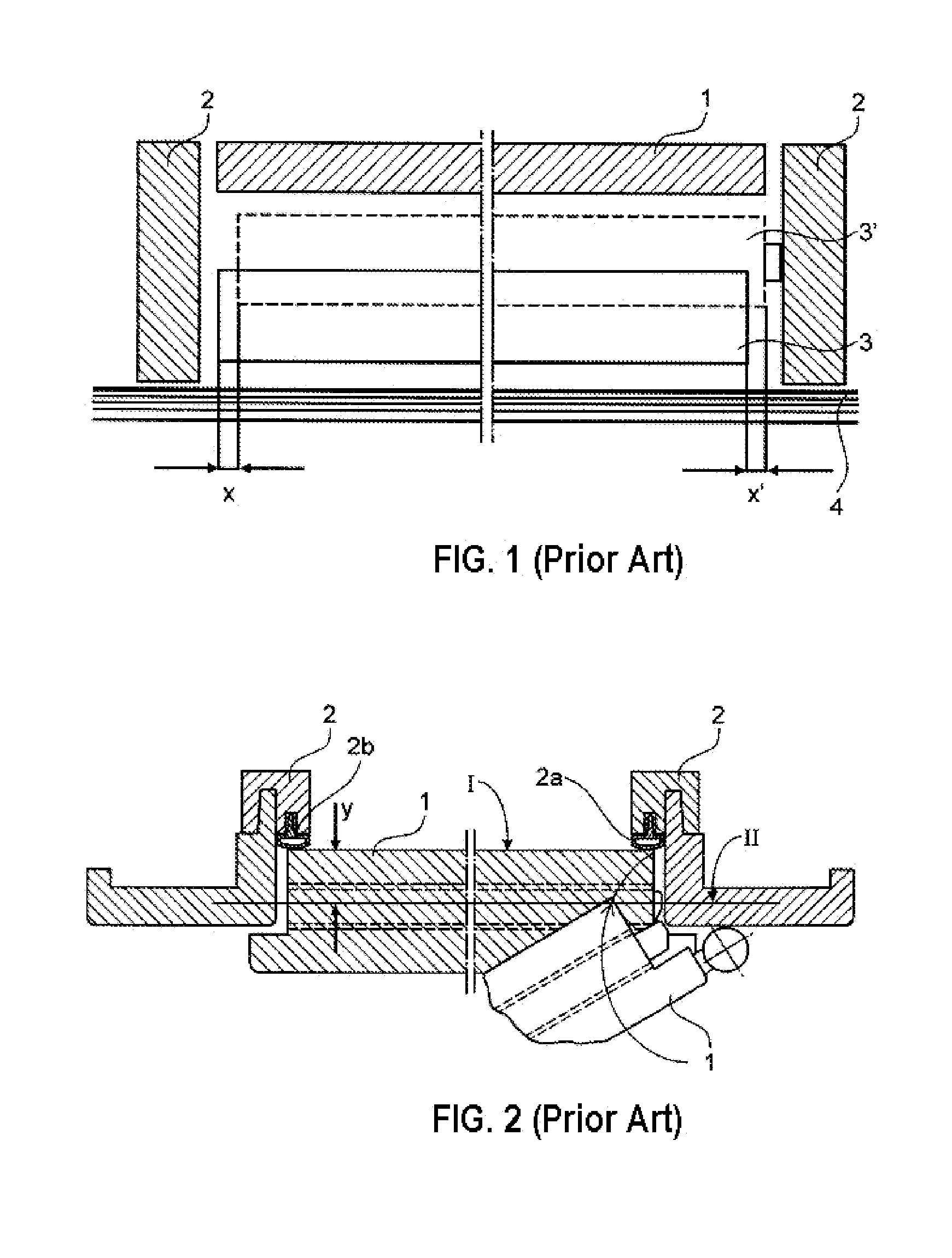 Door seal with two sealing planes