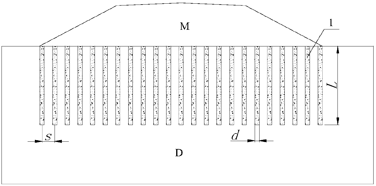 Heave-resistant design method of expansive soil composite pile foundations at bottom of subgrade