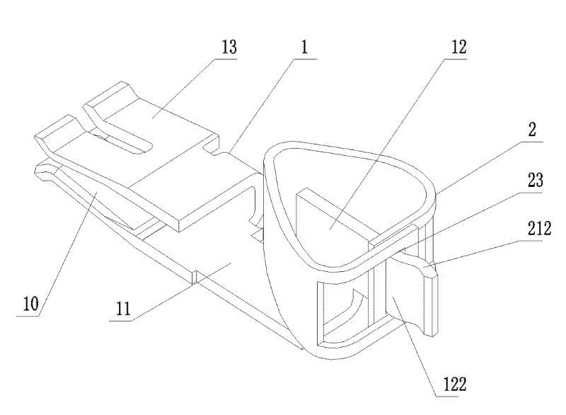 Rapid conductor locking structure