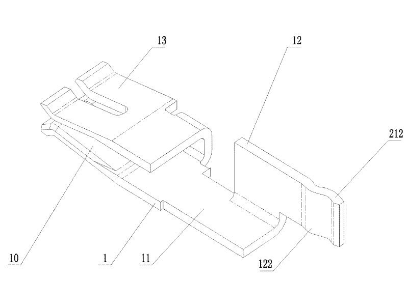 Rapid conductor locking structure