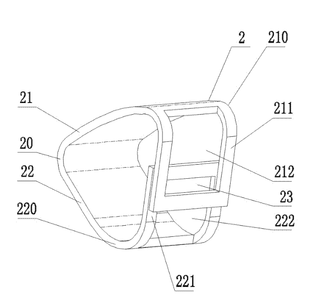 Rapid conductor locking structure