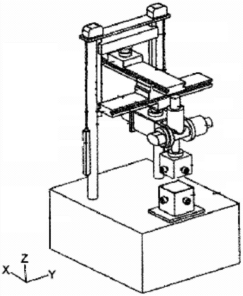 Series-parallel connection spinal-column three-dimensional automatic loading apparatus aiming at traditional Chinese medicine manipulation