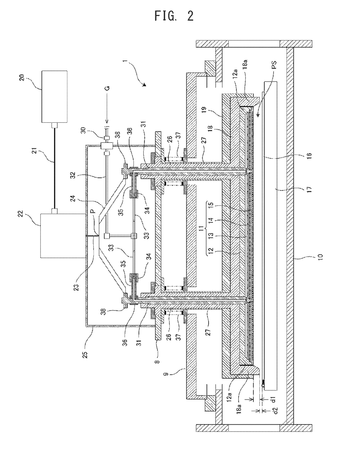 Plasma treatment device and structure of reaction vessel for plasma treatment