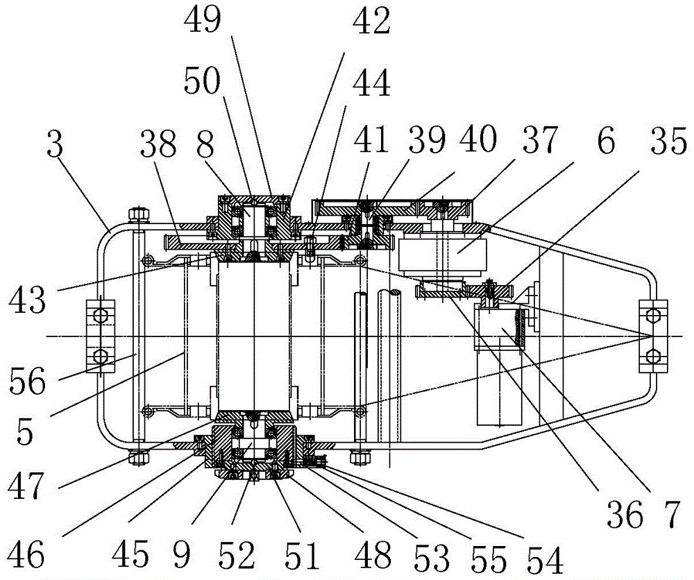 Tension control mechanism and cradle parts of multi-strand coil spring CNC machine tool