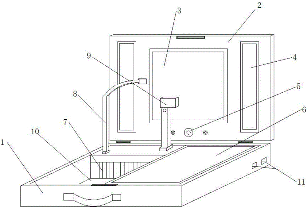 Multi-modal English teaching device used for English teaching