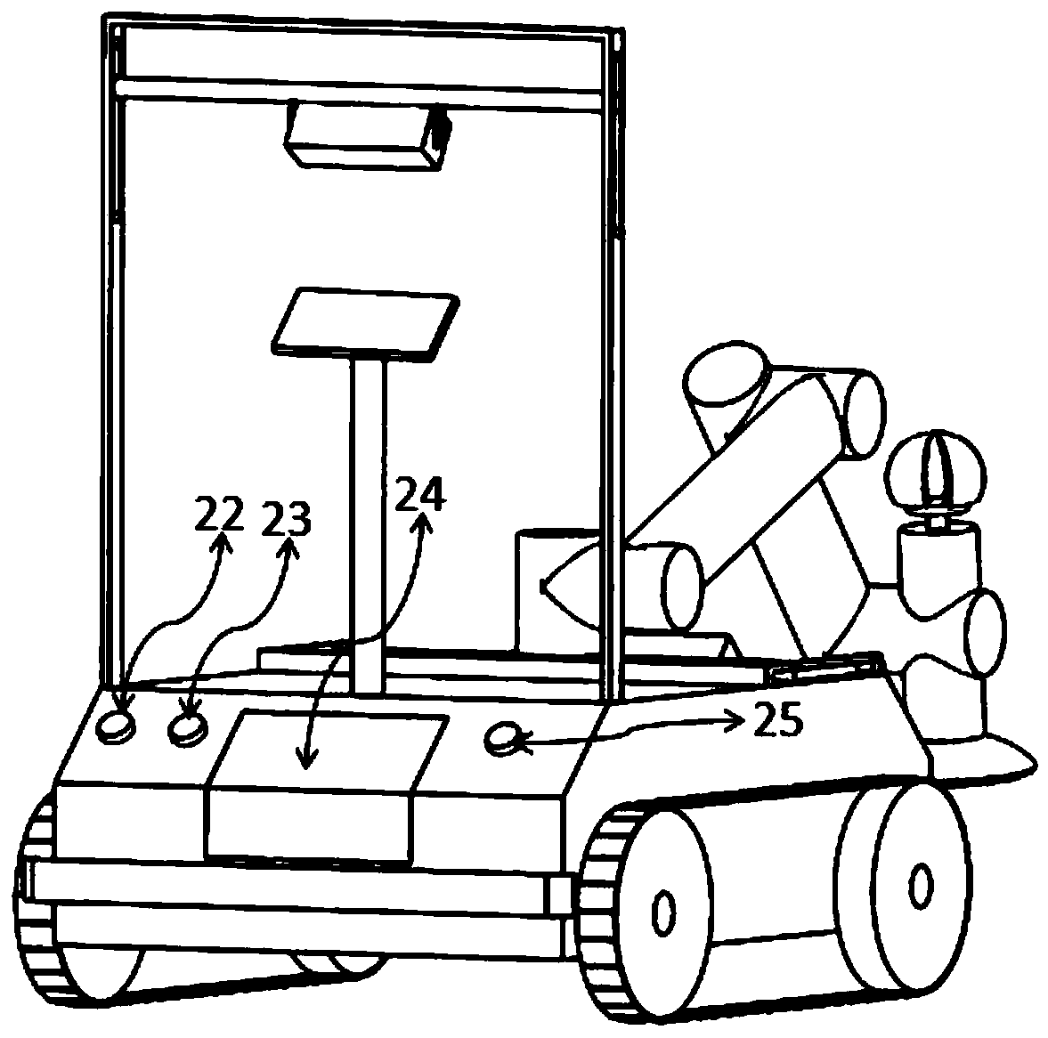 Intelligent weeding robot system and control method based on depth vision