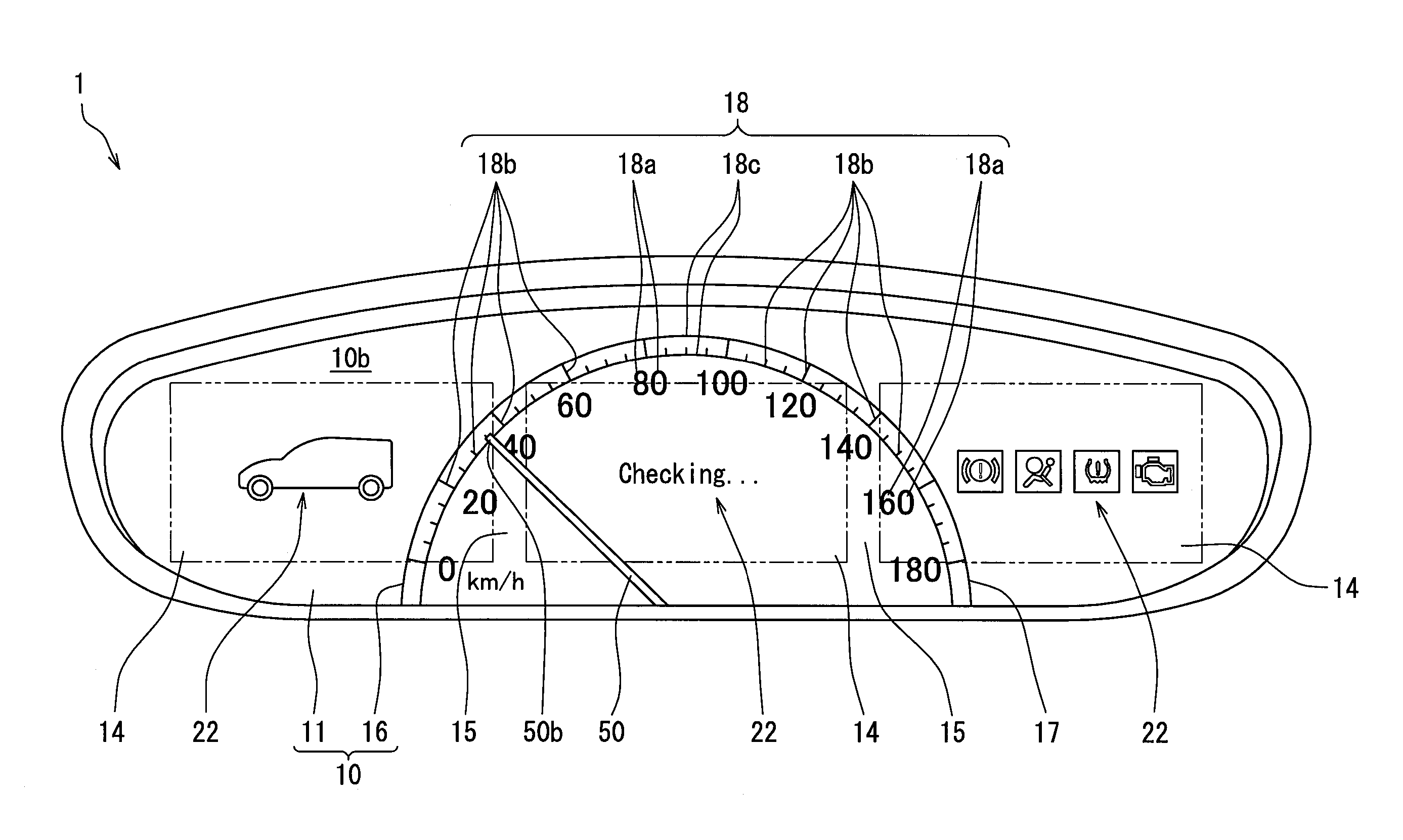 Vehicular display device