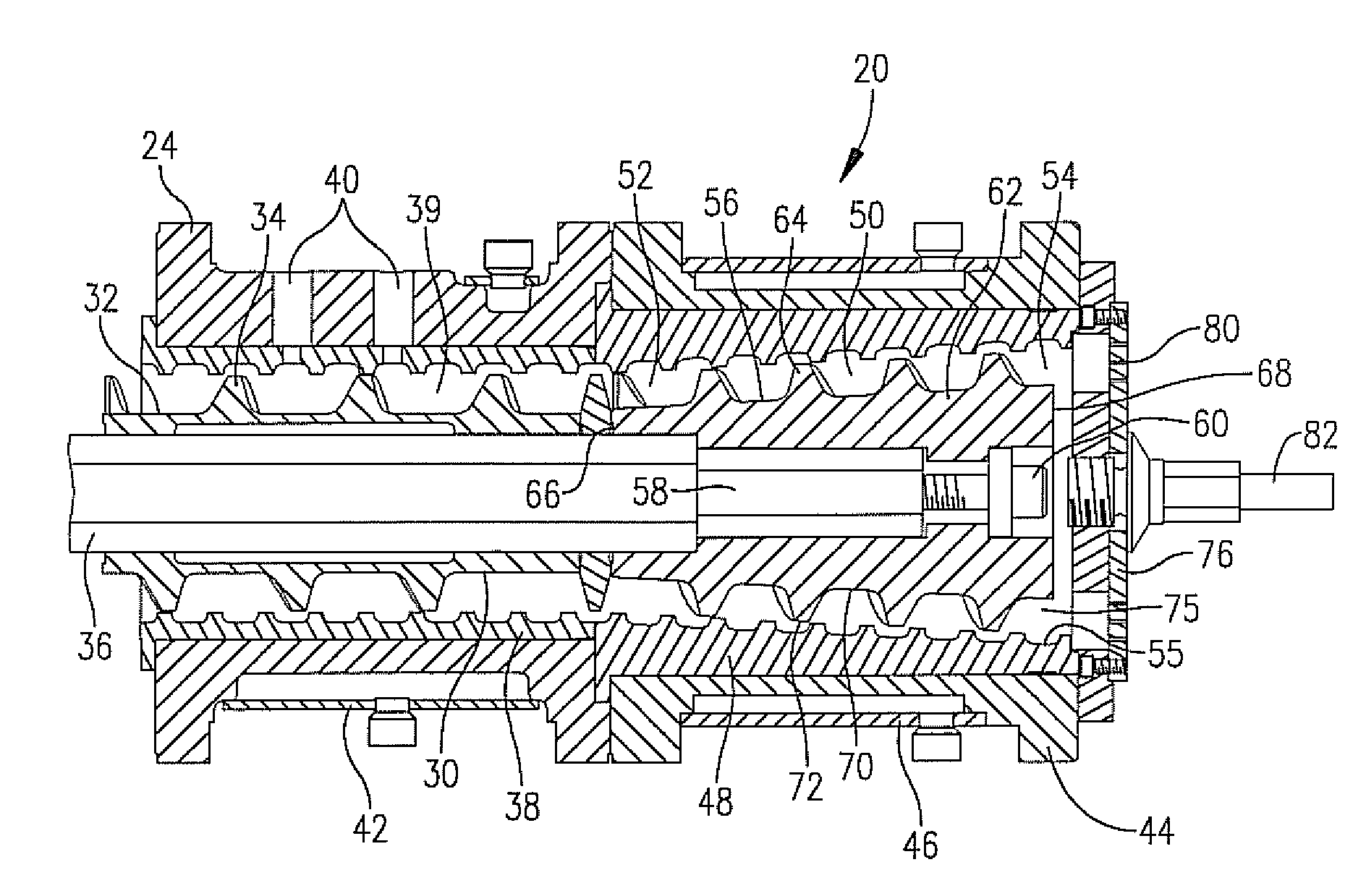 High capacity extrusion die assembly