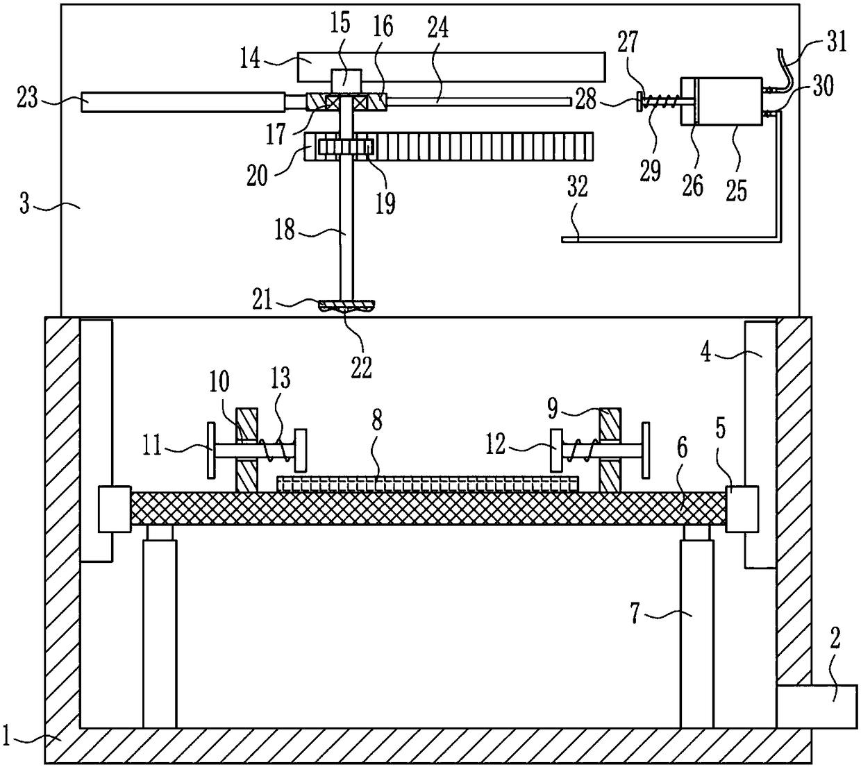 Cleaning device for circuit board used for production of instrument