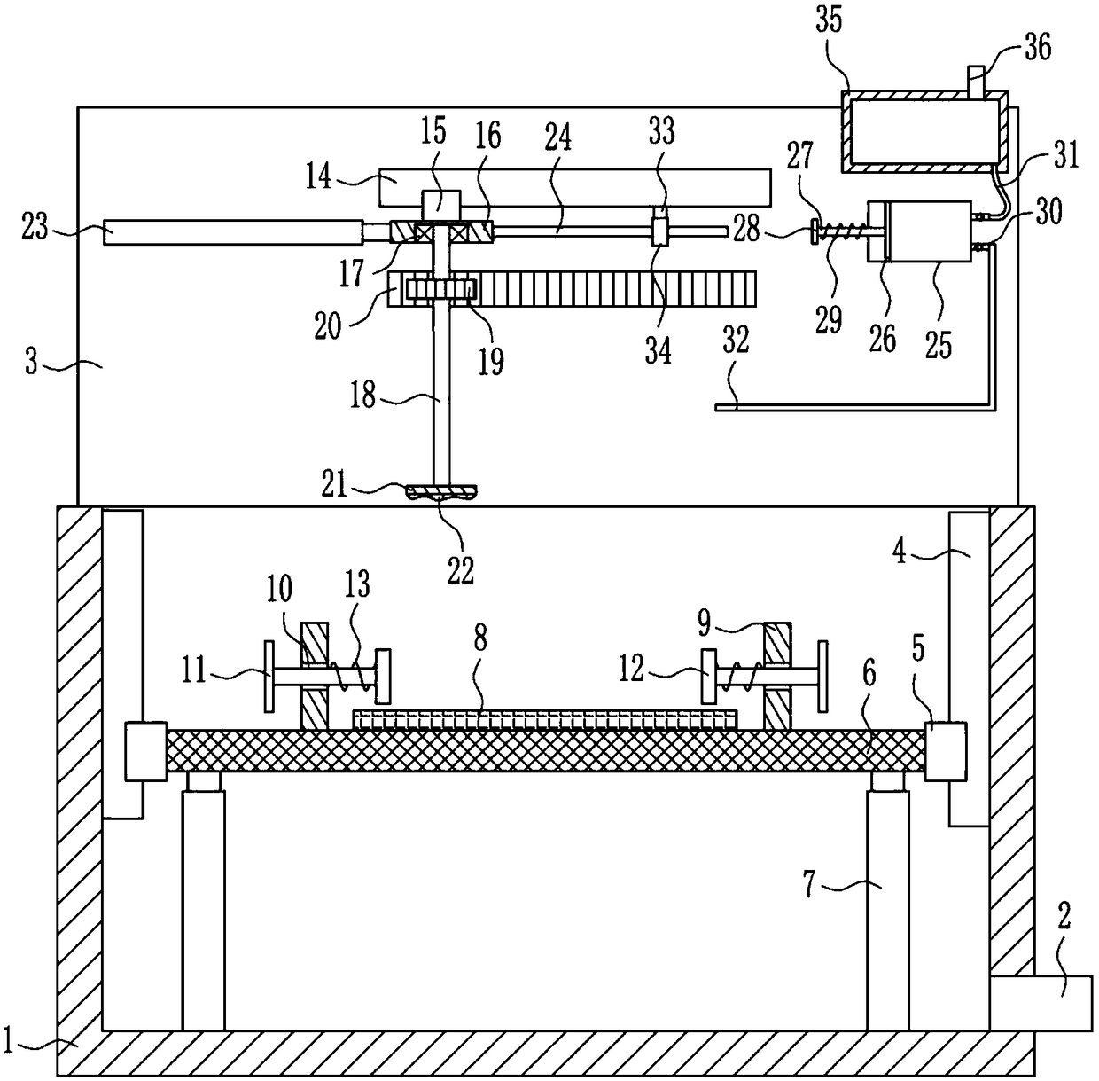 Cleaning device for circuit board used for production of instrument