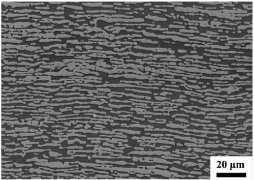 Heat treatment technology of high-strength and high-plasticity ferrite-austenite duplex stainless steel