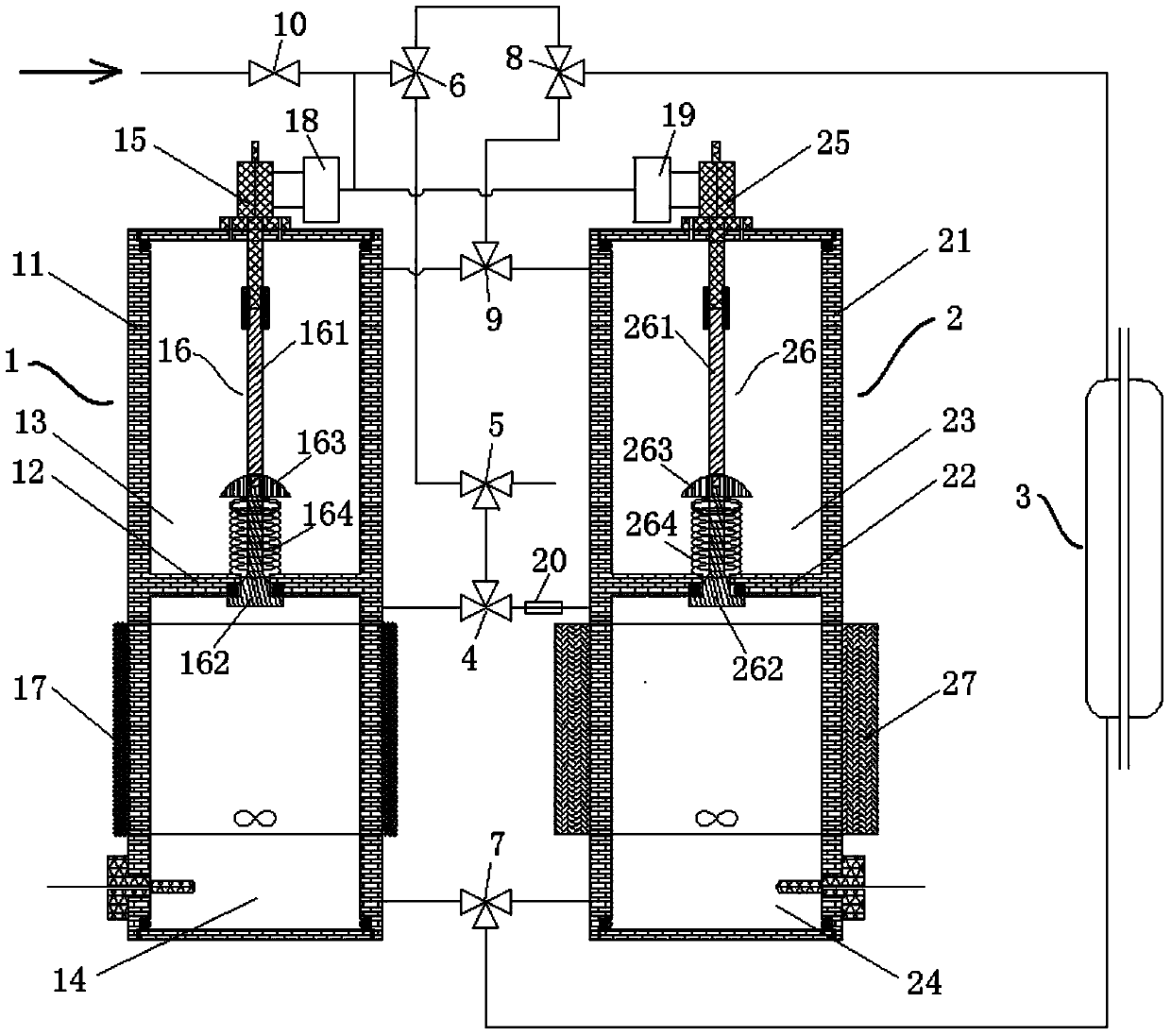 Constant temperature adsorption heat analyzer for atmospheric volatile organic compound measurement