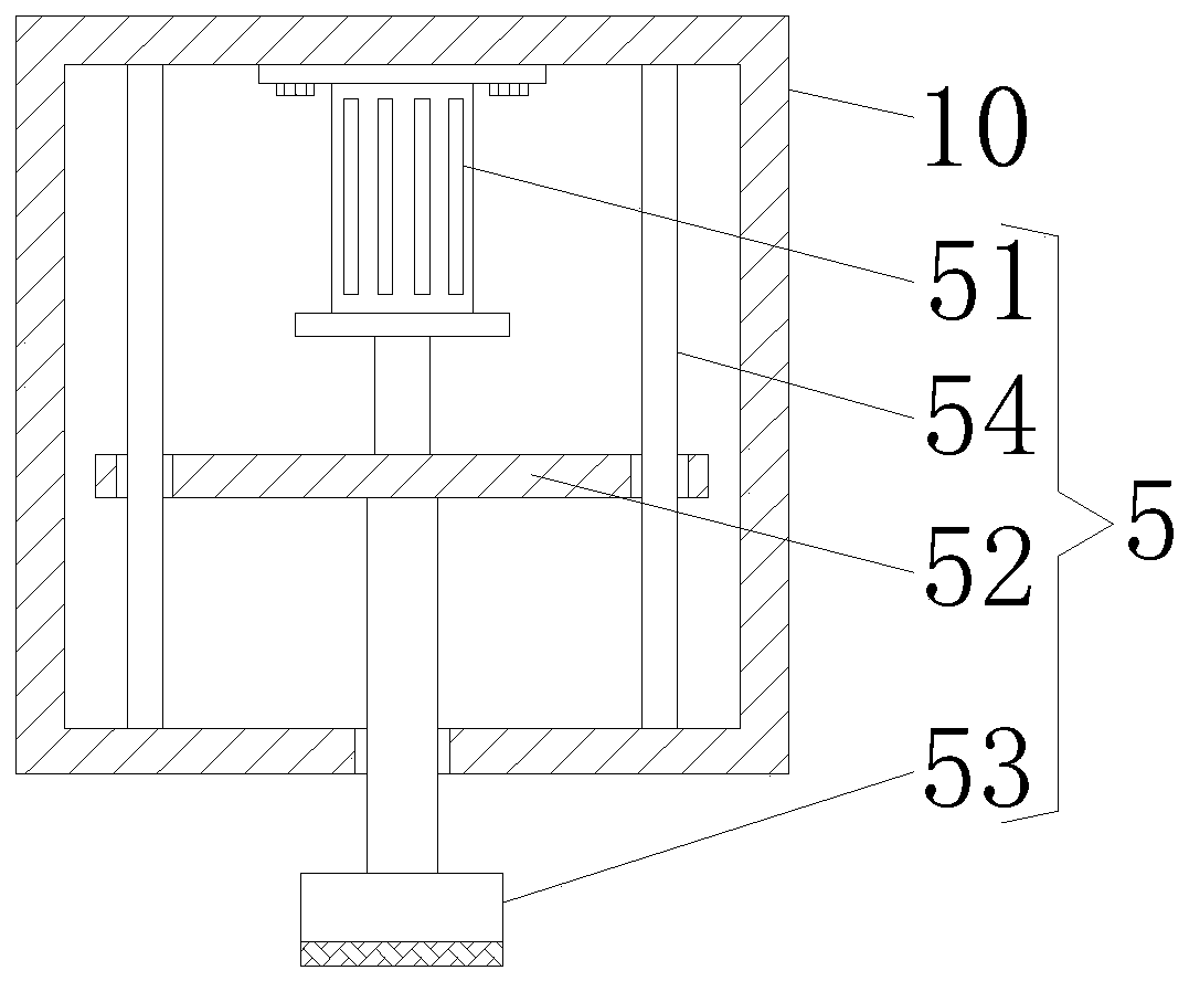 Ventilation device with rapid gas exchange function for mobile toilet