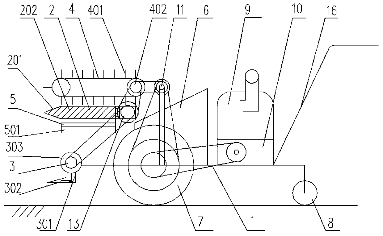 Garlic sprout harvester