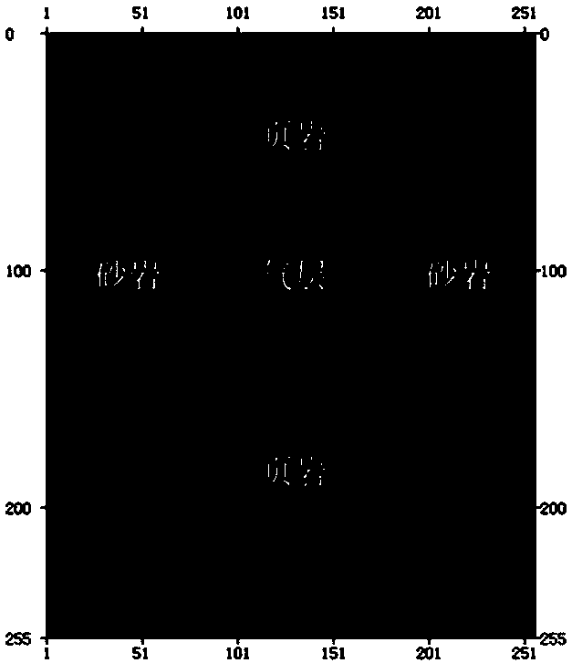 Numerical simulation method of seismic response of gas-bearing sandstone reservoir based on petrophysical model