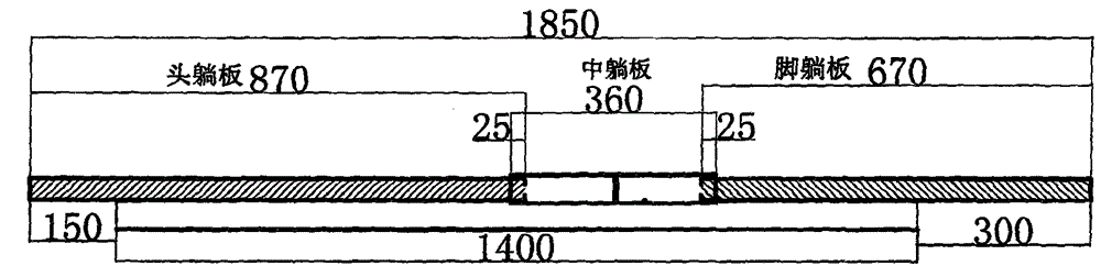 Telescopic boat-shaped stretcher applicable for standard series elevators