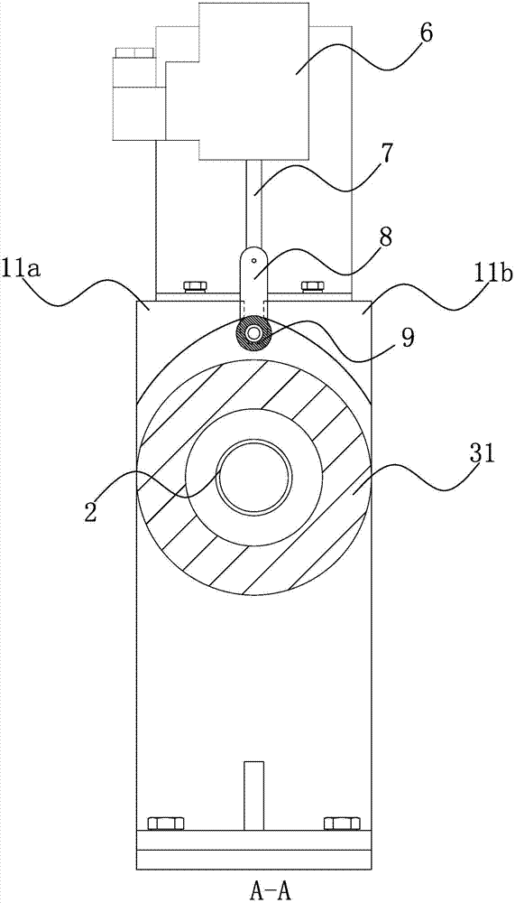 Rope wheel brake