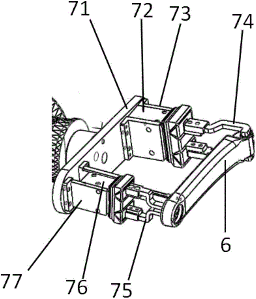 Connector component surface polishing robot for automobile windscreen wiper system