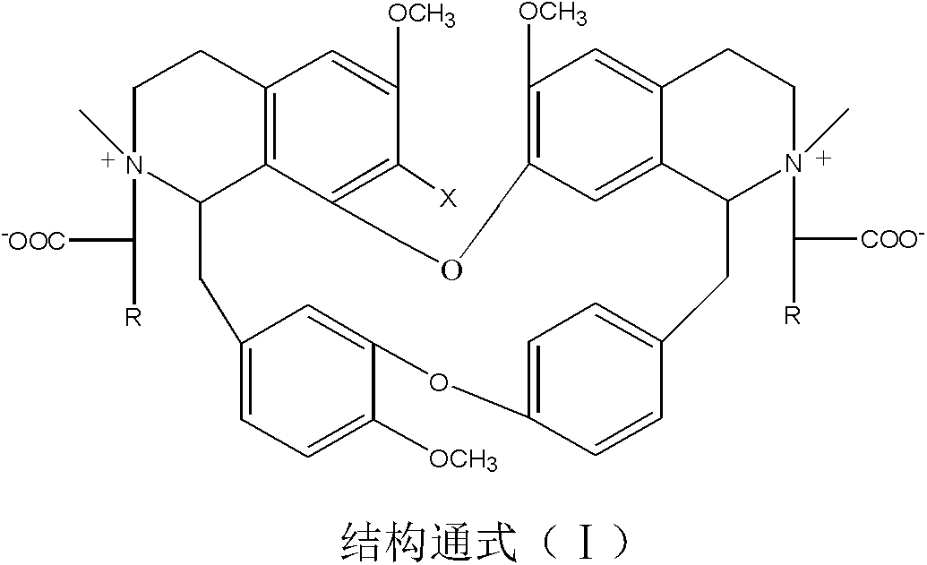 Tetrandrine derivatives and preparation method and application thereof in preparation of antitumor medicine